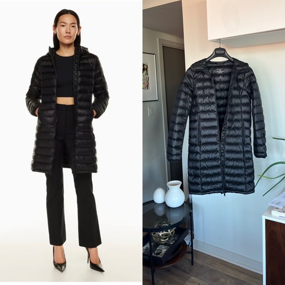 Aritzia Jackets & Blazers - Aritzia The Group by Babaton The Foundation Black Cozy Puffer™ Long Sz 2XS